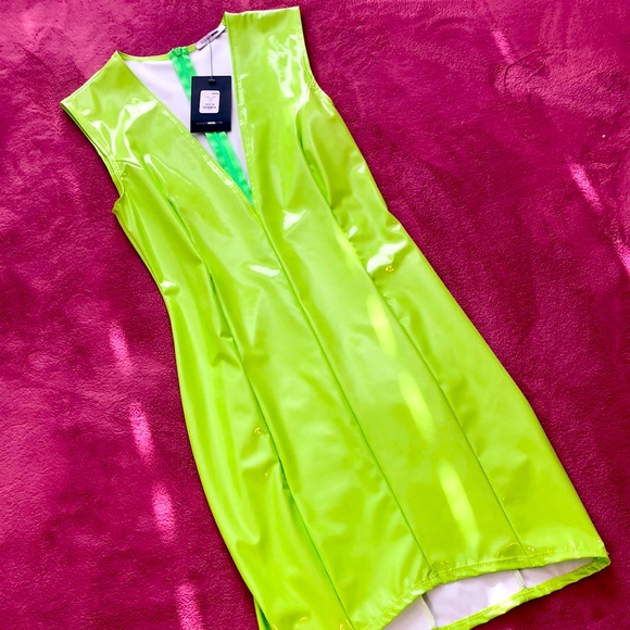green emerald velvet dress Buckle Halter Slit Dress Xs / Custom Color